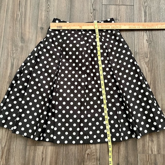 Halogen polka Dot Pleated skirt 4p - Picture 5 of 10